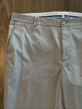 Peter Milar Men's Light Gray Classic Dress Pants